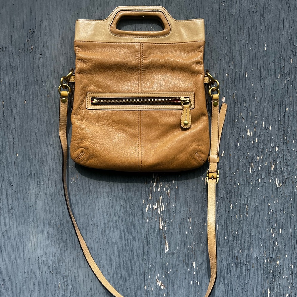 Coach Tan Leather Crossbody Bag